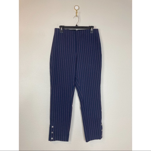 rag & bone Navy Pinstripe Pants - Picture 5 of 9